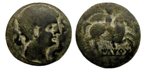 103   -  Iltirta. As. Unidad. 200-20 a.C. Lleida (Cataluña). (Abh-1465). (MIB-67/70b)