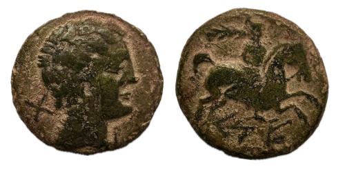 116   -  Kese. As. 120-20 a.C. Tarragona (Cataluña). (Abh-2289). (MIB-46/082a).