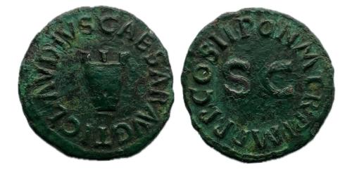 161   -  Claudio I. Cuadrante. 41 d.C. Roma. (Ric-I 84). (Bmcre-179).