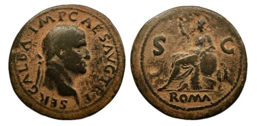 167   -  Galba. Sestercio. 68-69 d.C. Roma. (RIC 244)