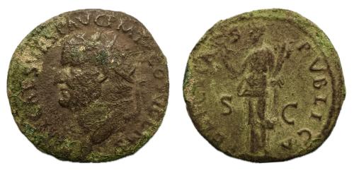 171   -  Vespasiano. Dupondio. 74 d.C. Roma. (Ric-II 1. 716). (Bmcre-698)