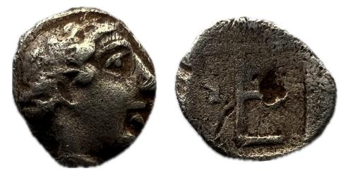 18   -  Jonia. Colofón.Tetartemorion. 450-410 a.C. (SNG Kayhan 359–61)