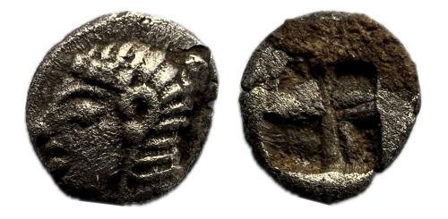 19   -  Jonia. Hemiobolo. Colofón. 600-500 a.C (SNG Kayhan I 343-51 ).