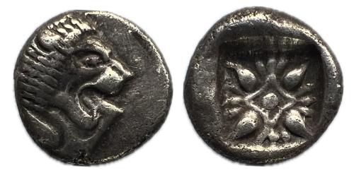 20   -  Jonia. Miletos Dibolo. 520-450 a.C. (SNG Kayhan 462-75).