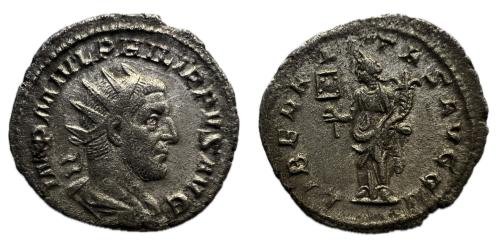 202   -  Filipo I. Antoniniano. 245 d.C. Roma. (Ric-38b). (Ch-87). Anv.: IMP M IVL PHILIPPVS AVG.