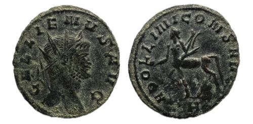 215   -  Galieno. Antoniniano. 253-268 d.C. Roma. (MIR 738b.)