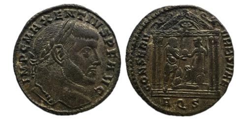 233   -  Magencio. Follis. 306-312 d.C. Aquileia. ( RIC 113)