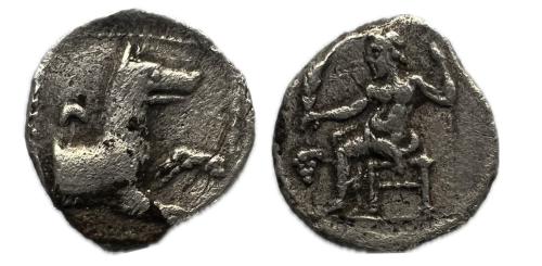 24   -  Lykaonia. Laranda. Óbolo. 324-323 a.C. (Sng France-444).