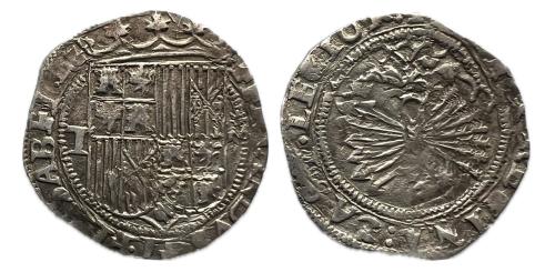 289   -  Fernando e Isabel (1474-1504). 1 real. Toledo. M. (Cal-468)