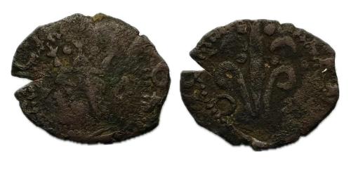 293   -  Carlos I (1516-1556). Dinero. Valencia. Ve