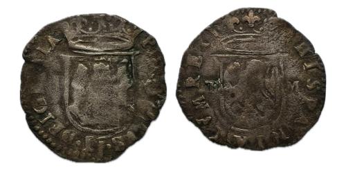 297   -  Felipe II (1556-1598). Cuartillo. Toledo. M.(Cal-81)