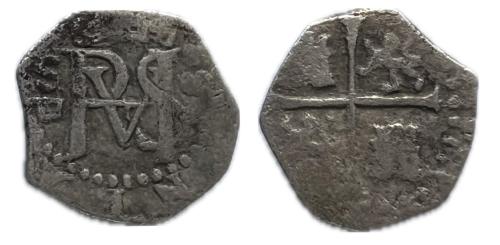 301   -  Felipe II (1556-1598). 1/2 real. 1589/8. Sevilla. D. (Cal-154)