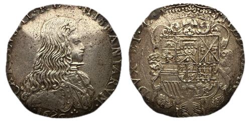 339   -  Carlos II (1665-1700). 1 ducatón. 1676. Milán. (Vti-19). (Dav-4005)