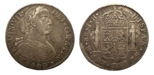 437   -  Fernando VII (1808-1833). 8 reales. 1809. México. TH. (Cal 2019-1308)