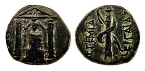 45   -  Pamfilia. Perge. 50-30 a.C. (SNG France 373-8).