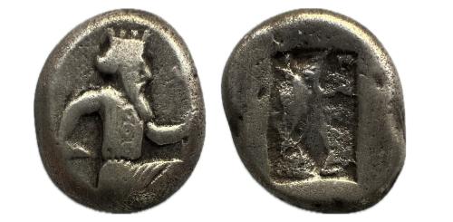 5   -  Imperio Aqueménida, Época de Artajerjes I a Jerjes II AR Siglos, 455-420 a.C.